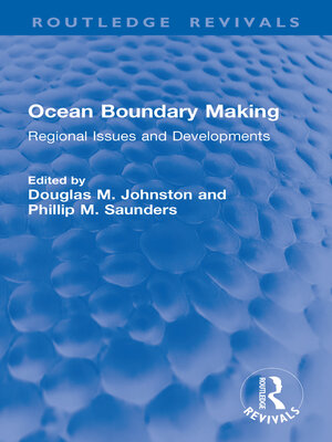 cover image of Ocean Boundary Making